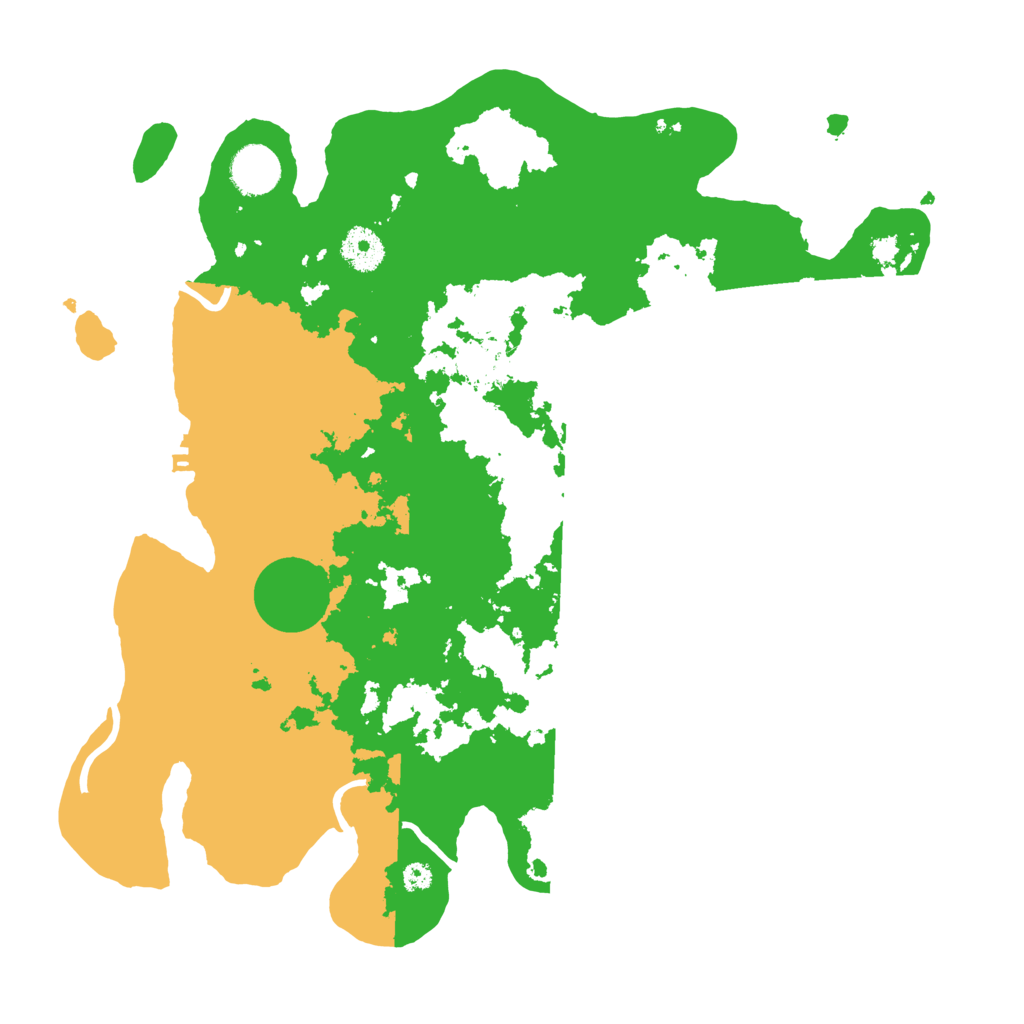 Biome Rust Map: Procedural Map, Size: 3600, Seed: 156874852