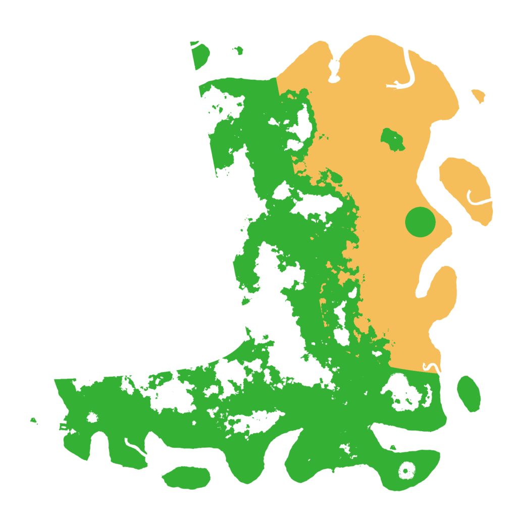 Biome Rust Map: Procedural Map, Size: 4500, Seed: 1354104880