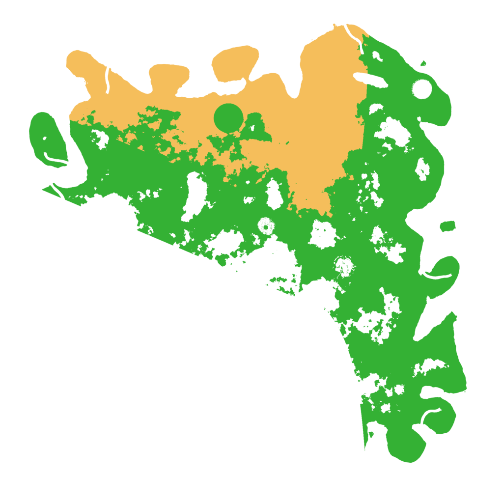 Biome Rust Map: Procedural Map, Size: 4500, Seed: 88888