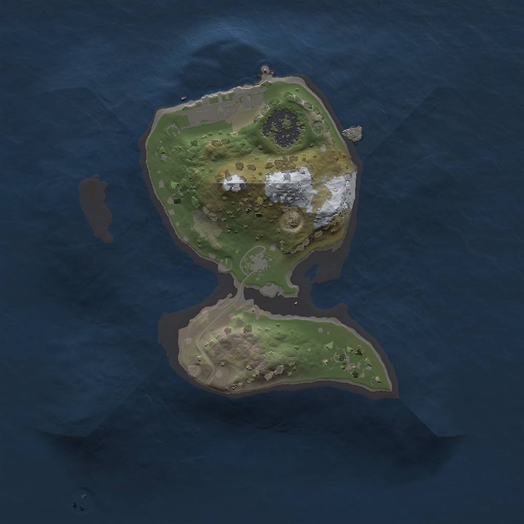 Rust Map: Procedural Map, Size: 1450, Seed: 63466464, 5 Monuments