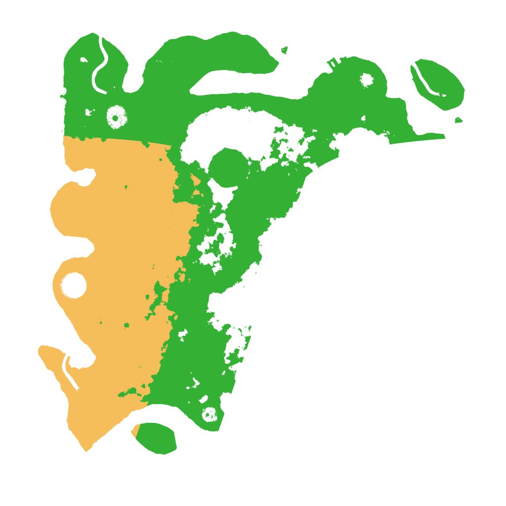 Biome Rust Map: Procedural Map, Size: 3500, Seed: 3108