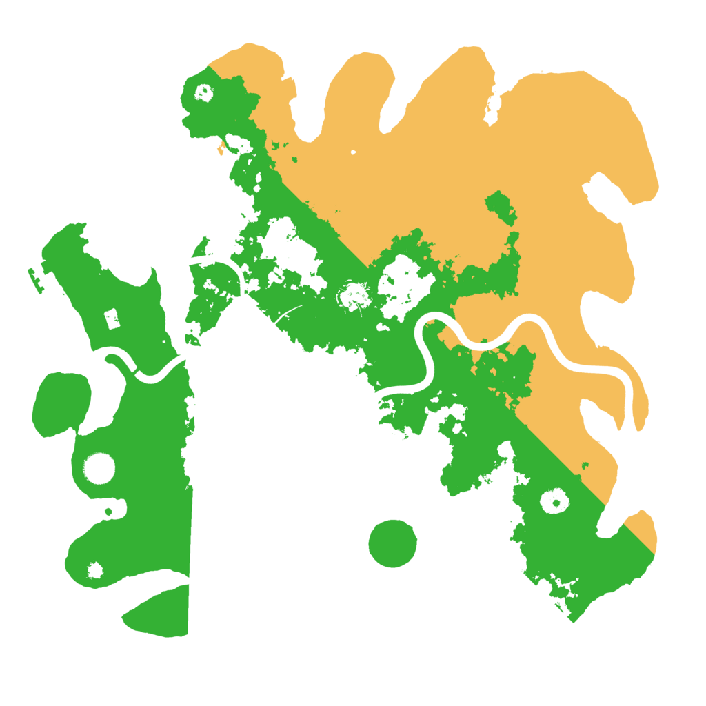 Biome Rust Map: Procedural Map, Size: 3950, Seed: 9592042