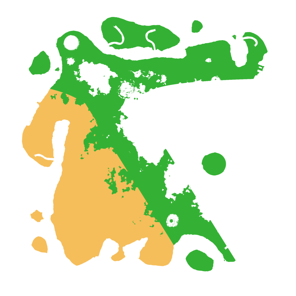 Biome Rust Map: Procedural Map, Size: 3500, Seed: 135110463
