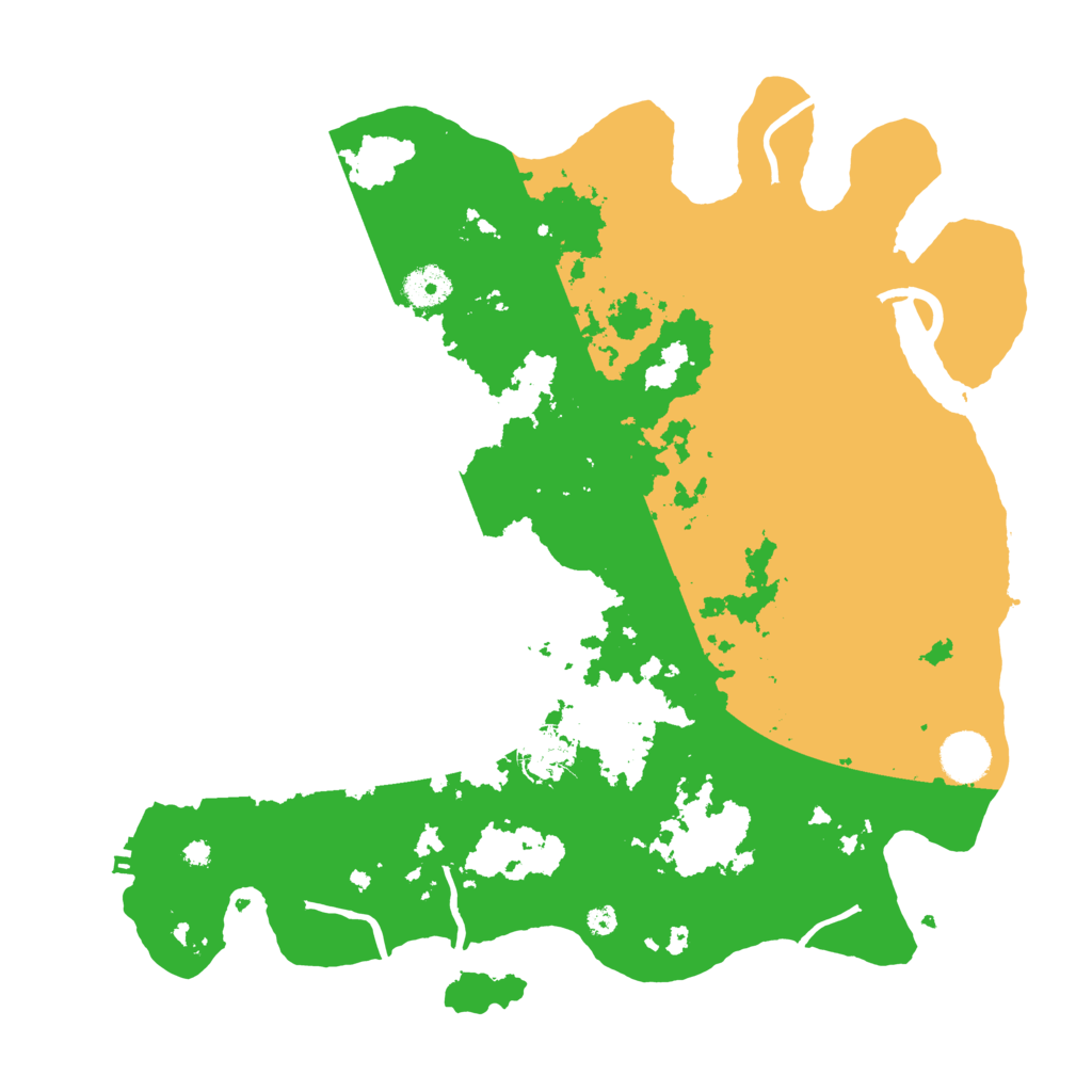 Biome Rust Map: Procedural Map, Size: 3800, Seed: 20654