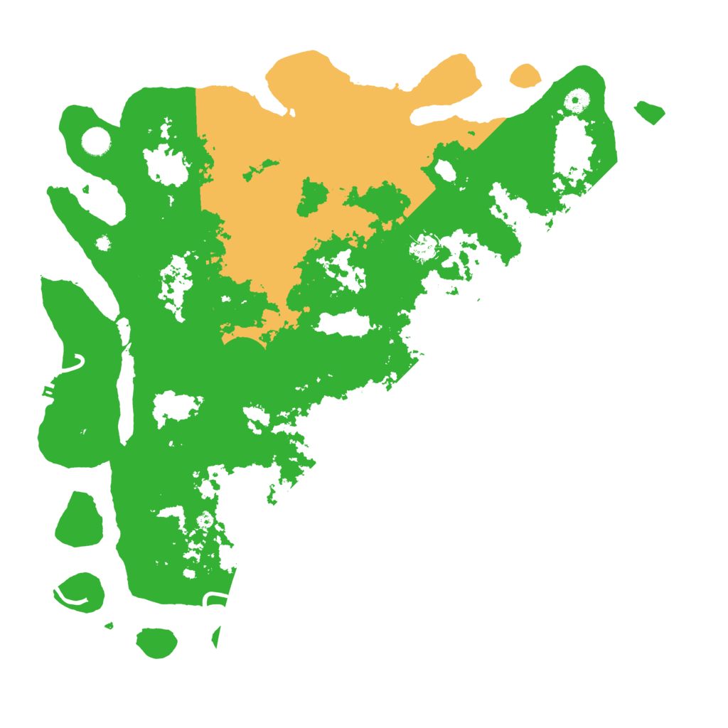 Biome Rust Map: Procedural Map, Size: 4500, Seed: 111264882