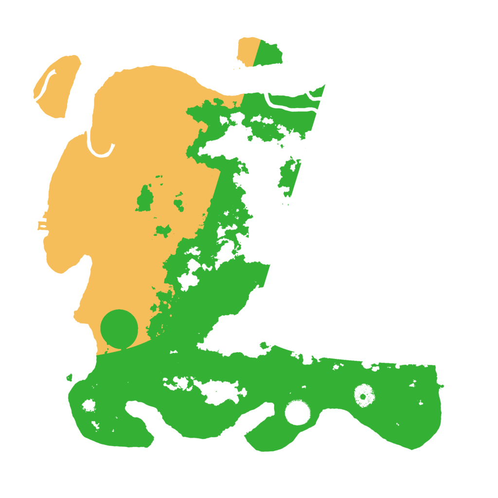 Biome Rust Map: Procedural Map, Size: 3500, Seed: 194234644