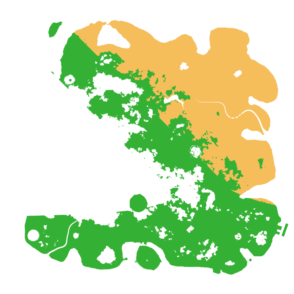 Biome Rust Map: Procedural Map, Size: 4500, Seed: 1568478730