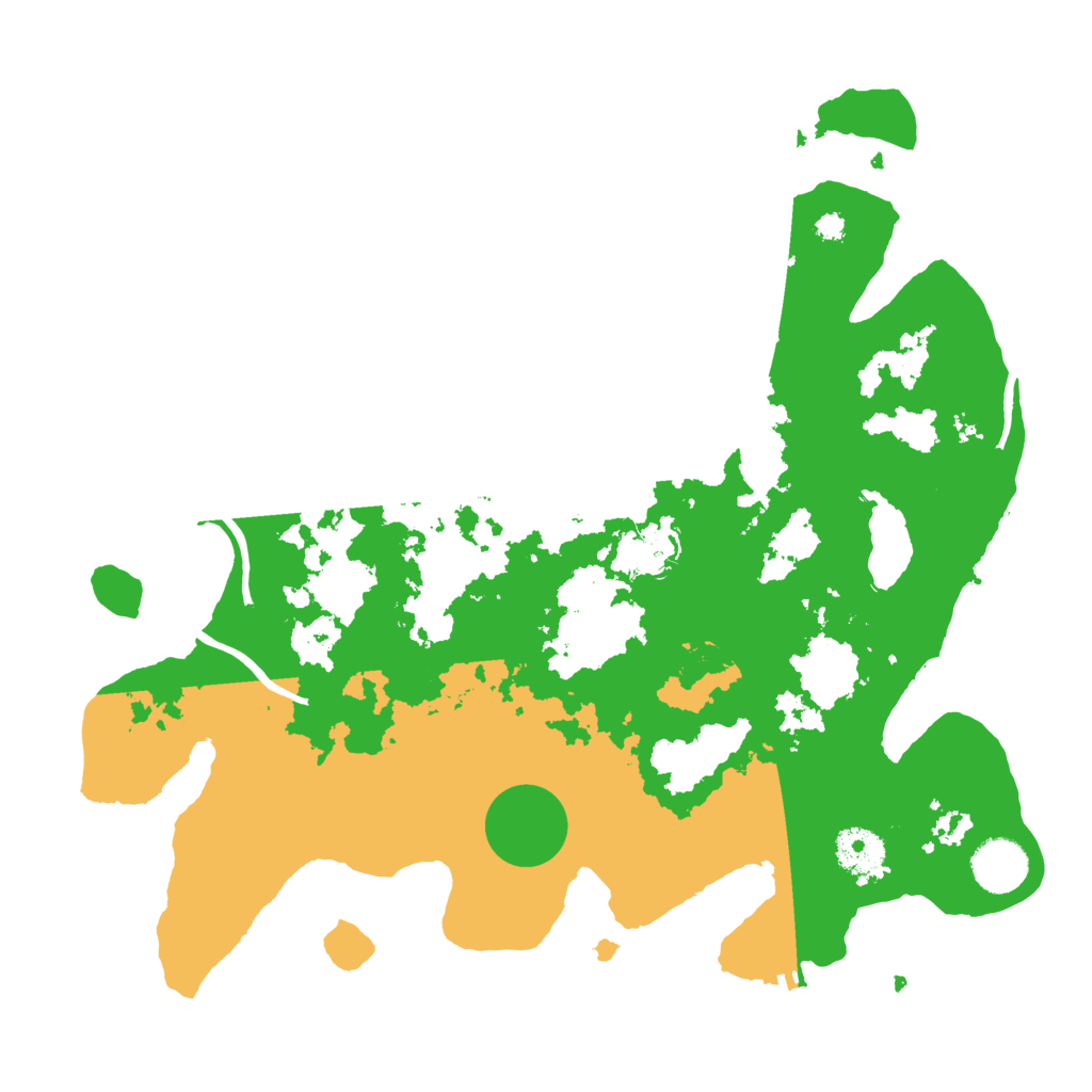 Biome Rust Map: Procedural Map, Size: 3500, Seed: 1880097396