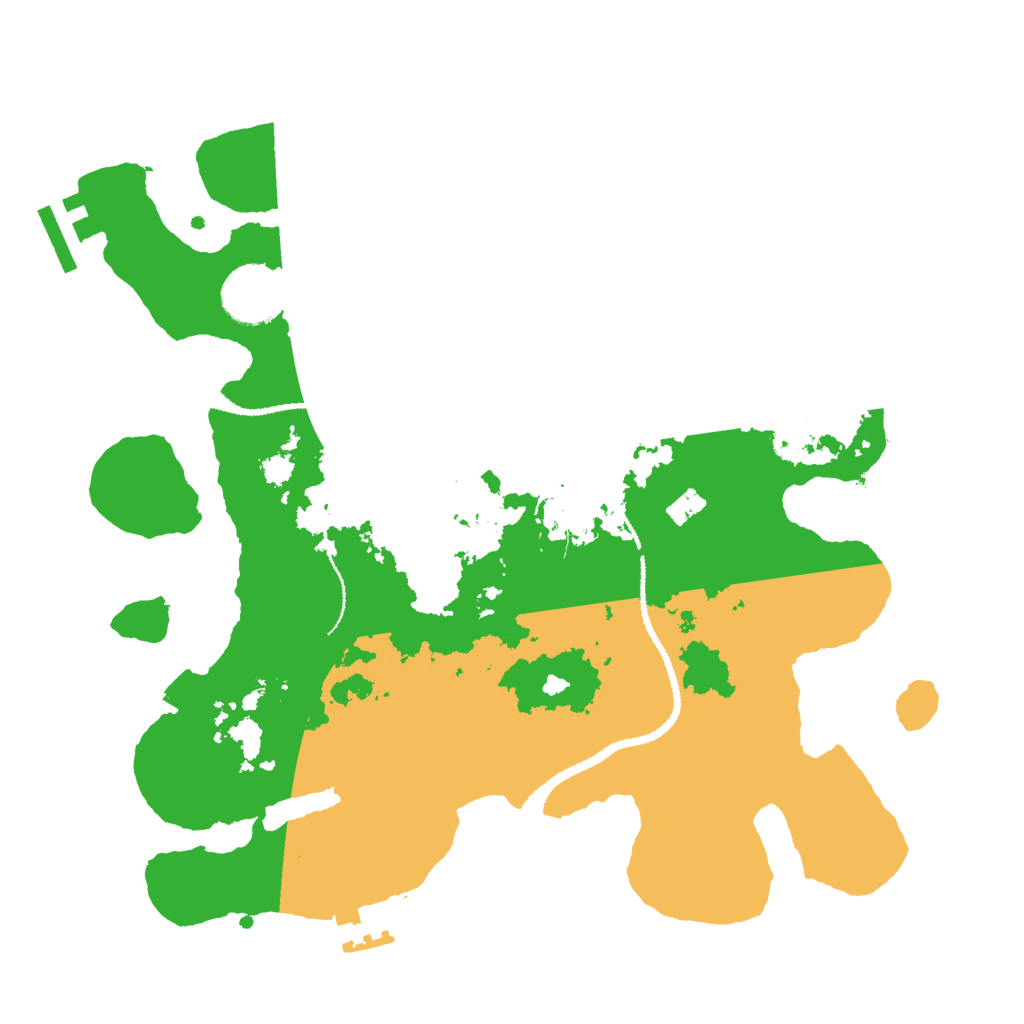 Biome Rust Map: Procedural Map, Size: 3000, Seed: 49741