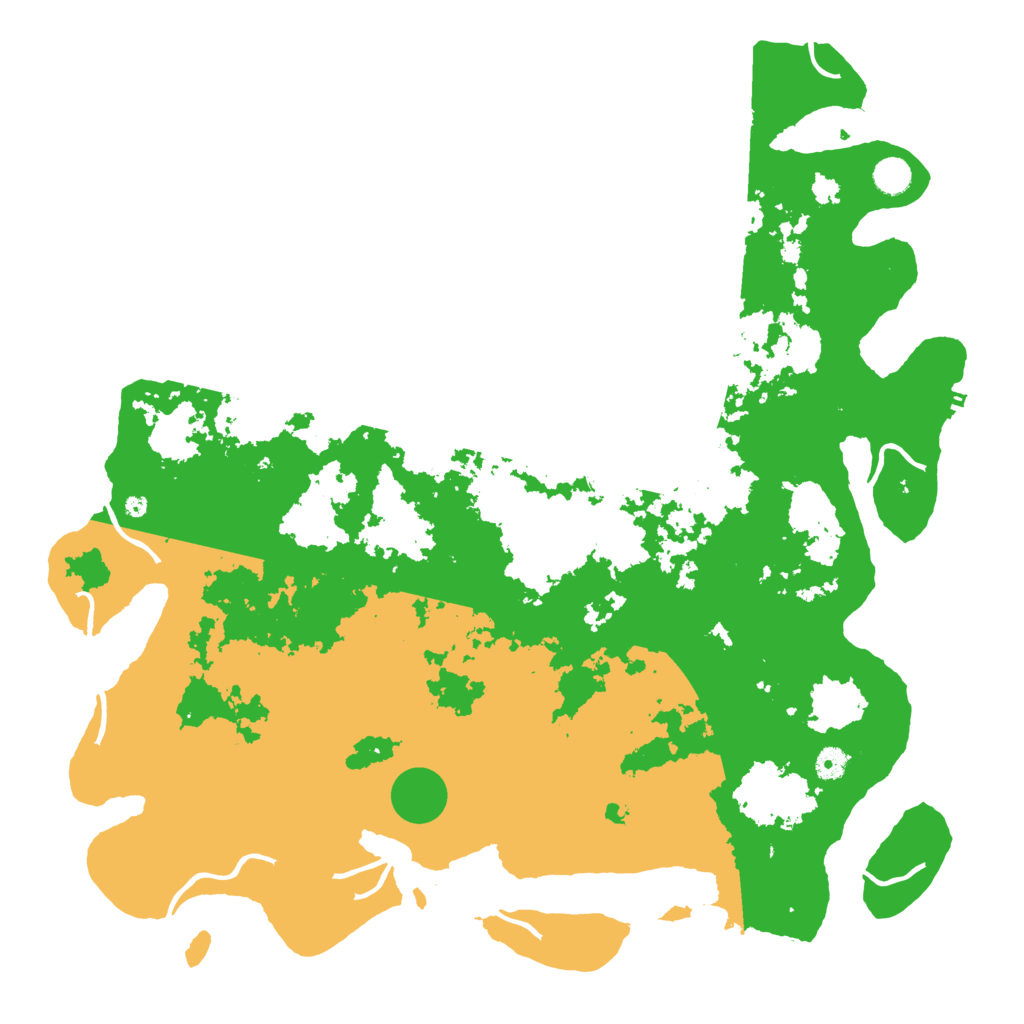 Biome Rust Map: Procedural Map, Size: 4800, Seed: 570179525