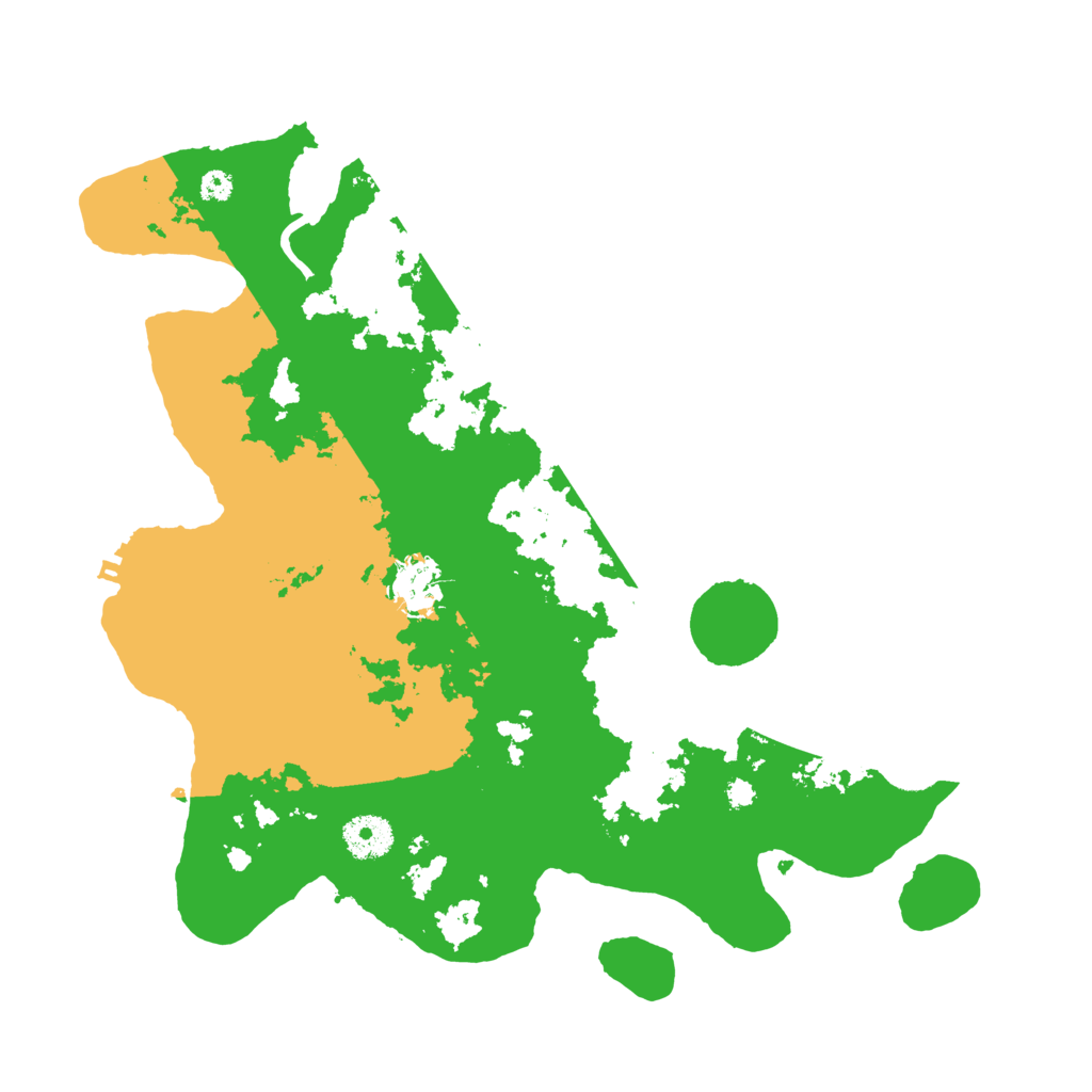 Biome Rust Map: Procedural Map, Size: 3500, Seed: 100355303