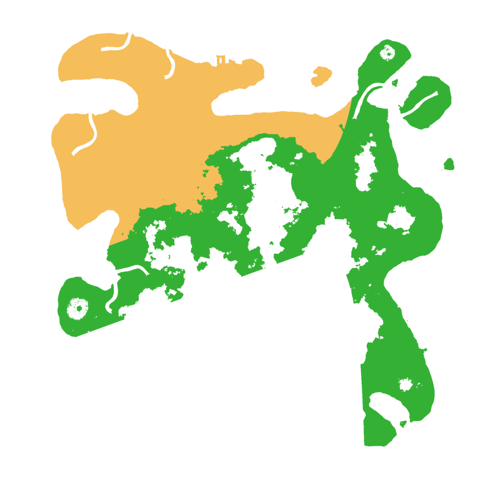 Biome Rust Map: Procedural Map, Size: 3500, Seed: 1316443118