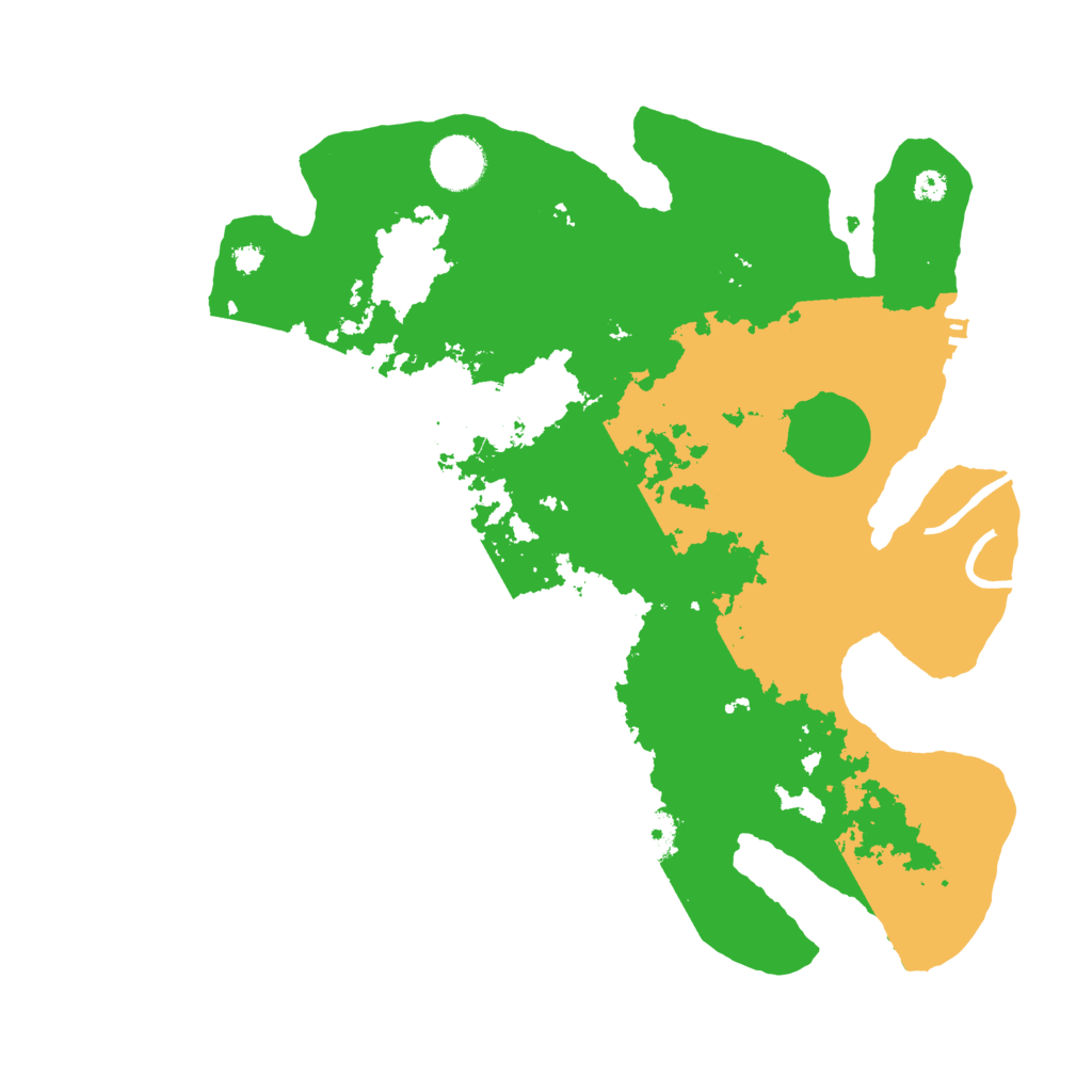 Biome Rust Map: Procedural Map, Size: 3500, Seed: 16902