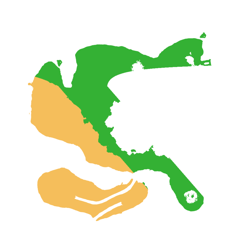 Biome Rust Map: Procedural Map, Size: 2000, Seed: 83824442