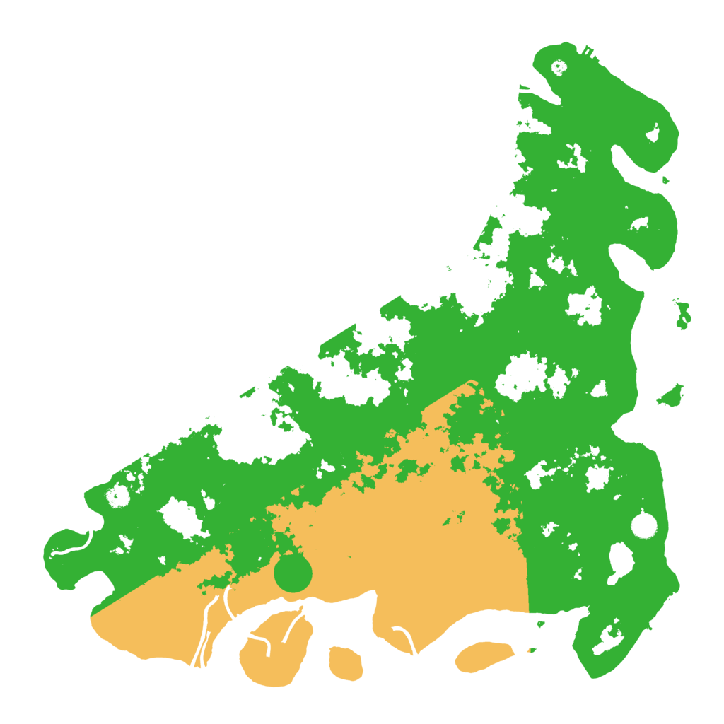 Biome Rust Map: Procedural Map, Size: 5000, Seed: 1095863570