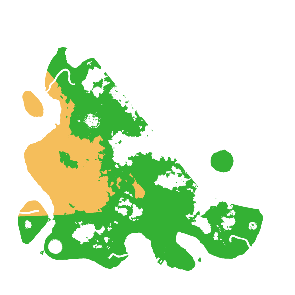 Biome Rust Map: Procedural Map, Size: 3700, Seed: 1223681140