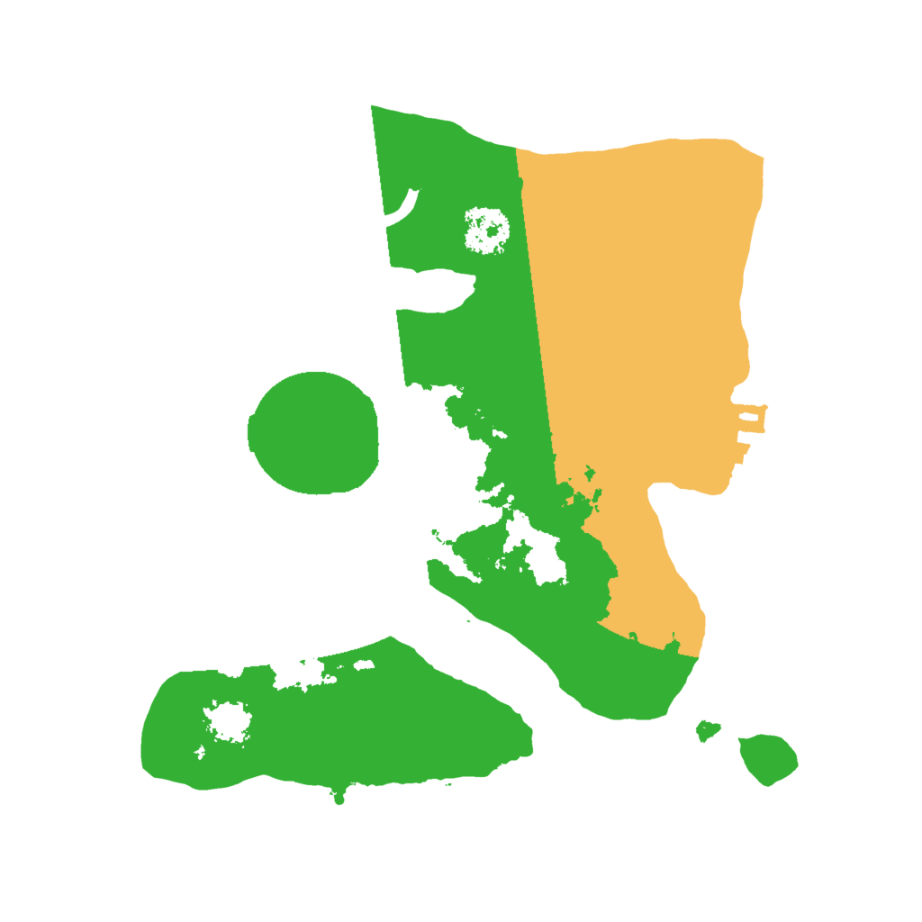 Biome Rust Map: Procedural Map, Size: 2000, Seed: 674610