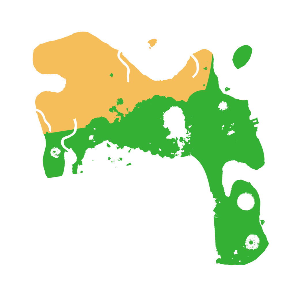 Biome Rust Map: Procedural Map, Size: 3000, Seed: 1192023