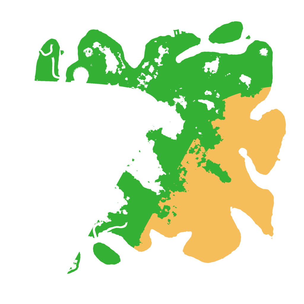 Biome Rust Map: Procedural Map, Size: 3500, Seed: 807398228