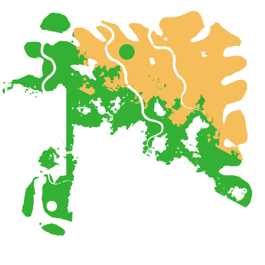 Biome Rust Map: Procedural Map, Size: 4500, Seed: 909834918