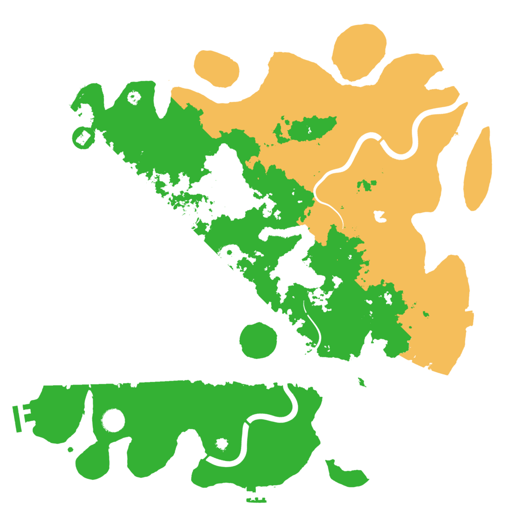 Biome Rust Map: Procedural Map, Size: 4000, Seed: 1572595785