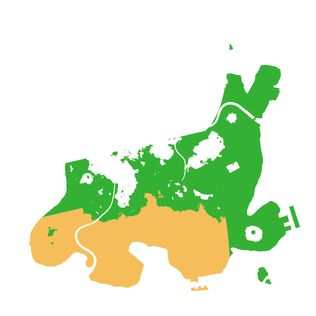 Biome Rust Map: Procedural Map, Size: 2850, Seed: 367840054