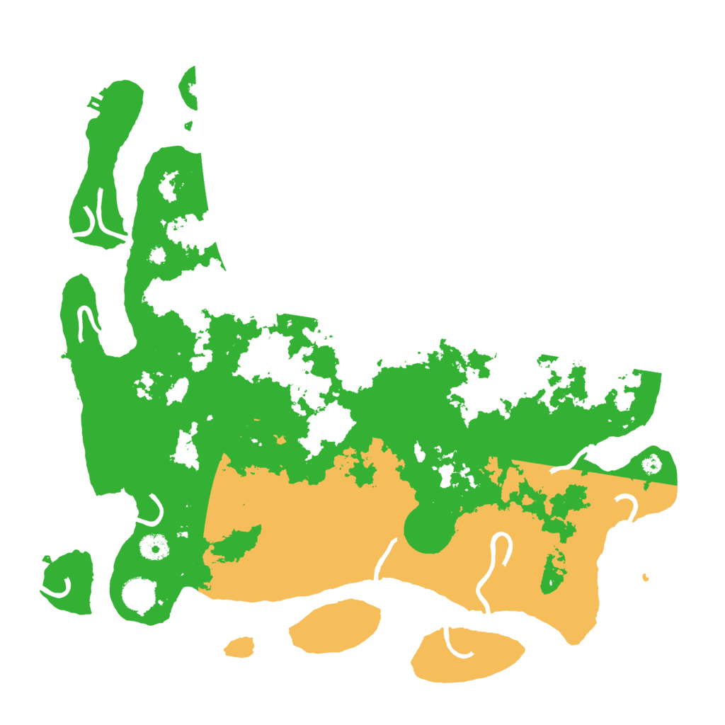 Biome Rust Map: Procedural Map, Size: 3900, Seed: 20369111