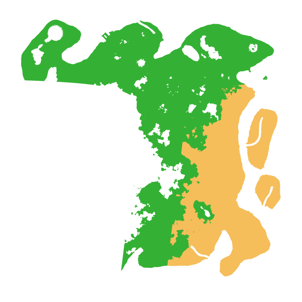 Biome Rust Map: Procedural Map, Size: 3500, Seed: 26984387