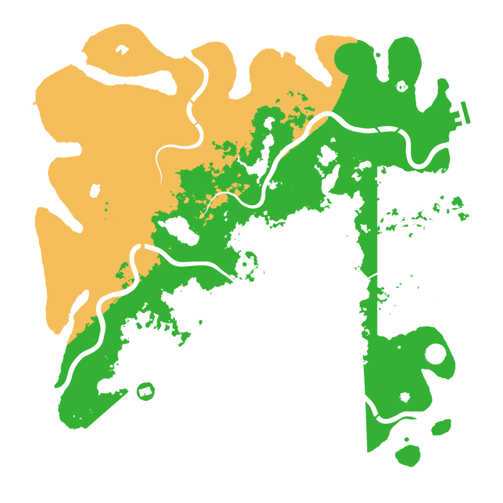 Biome Rust Map: Procedural Map, Size: 4500, Seed: 397268323