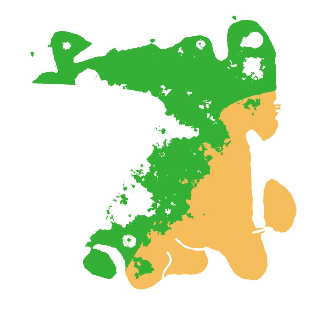 Biome Rust Map: Procedural Map, Size: 3500, Seed: 19222920