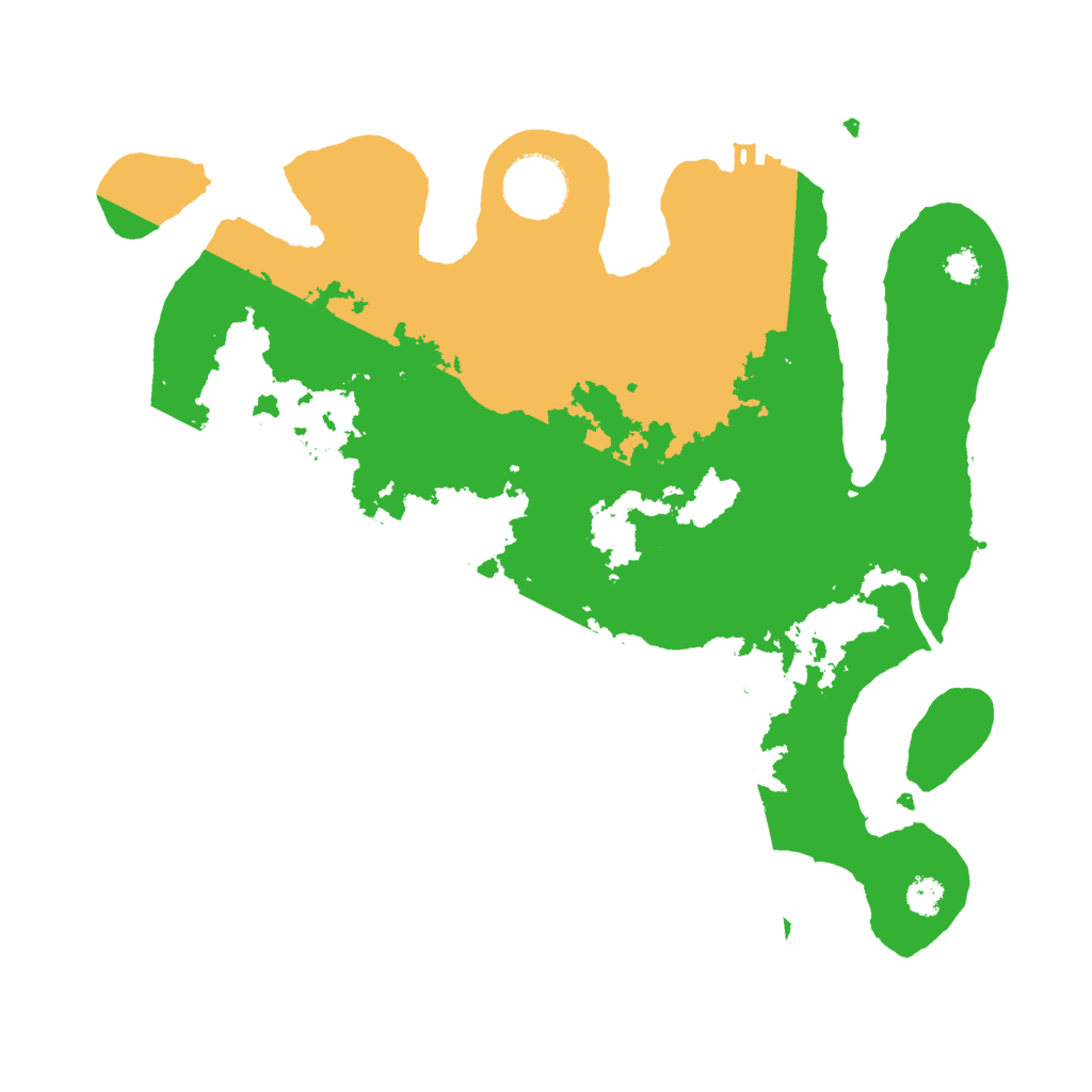 Biome Rust Map: Procedural Map, Size: 3000, Seed: 104512066