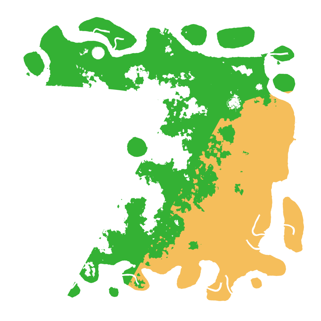 Biome Rust Map: Procedural Map, Size: 4500, Seed: 17561671