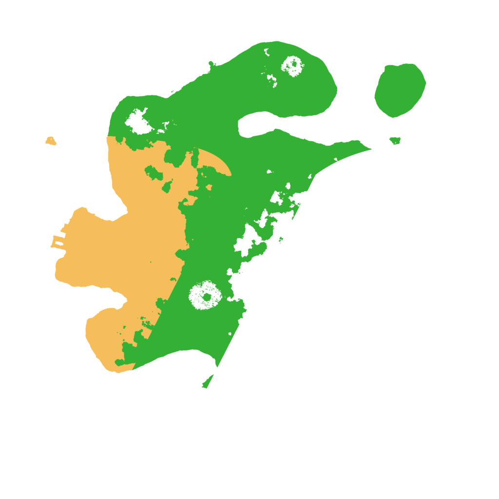 Biome Rust Map: Procedural Map, Size: 2500, Seed: 10702