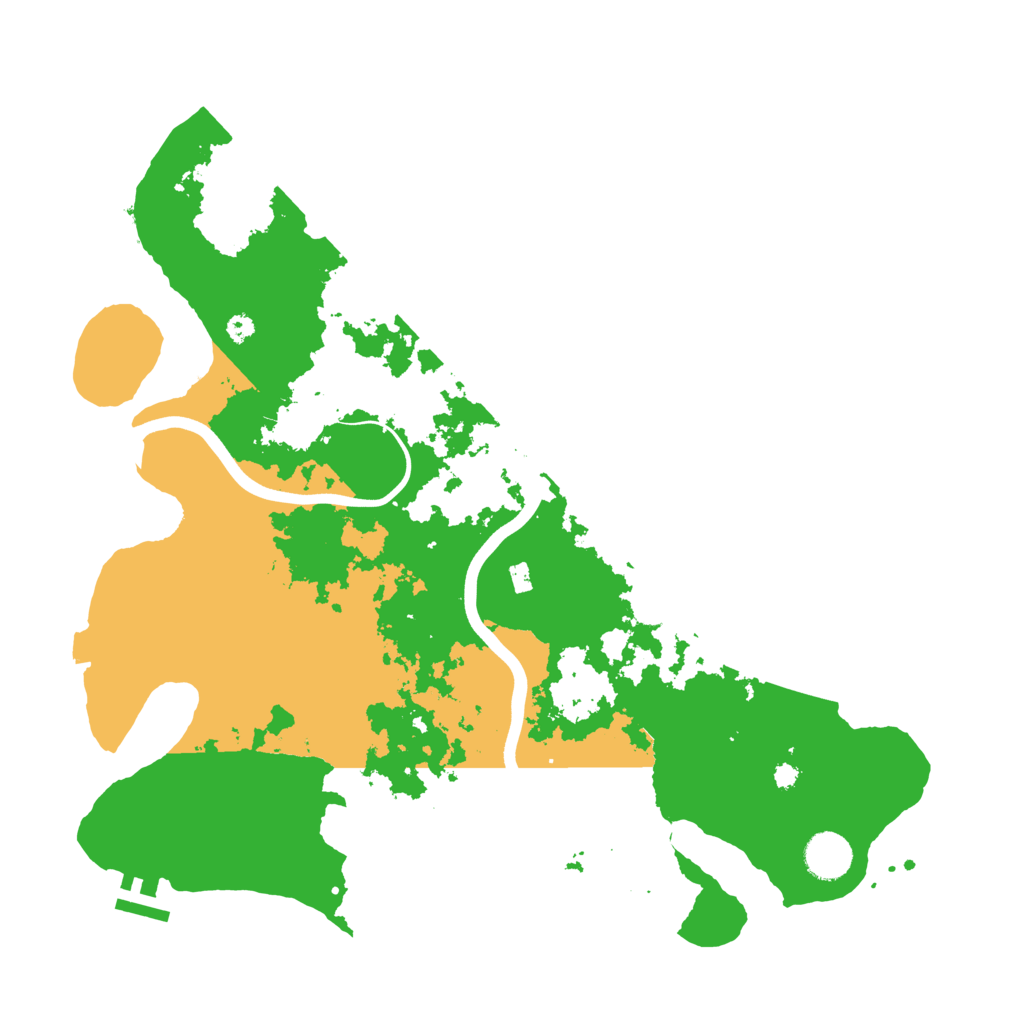 Biome Rust Map: Procedural Map, Size: 3800, Seed: 92532011