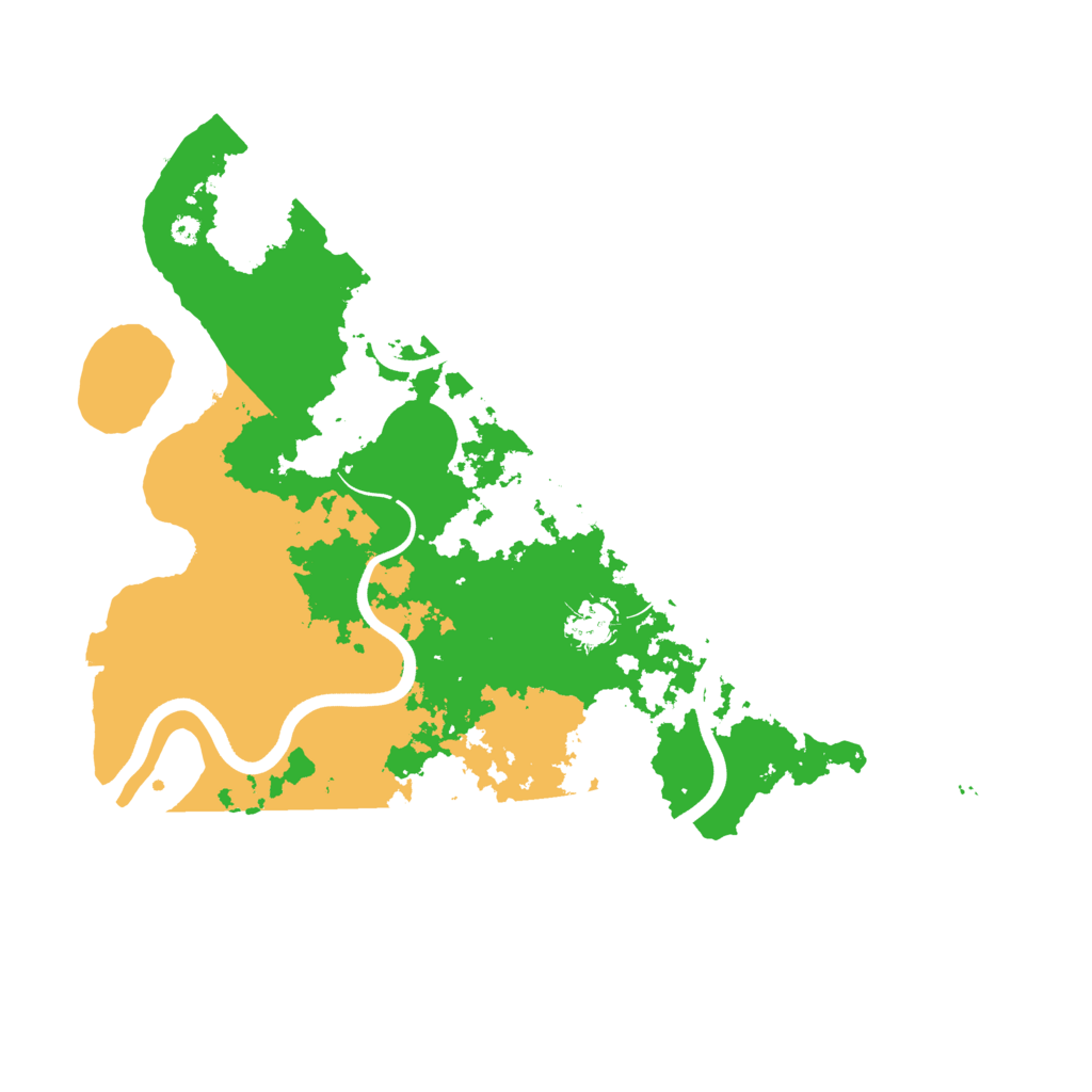 Biome Rust Map: Procedural Map, Size: 3800, Seed: 92532011