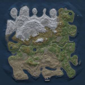 Thumbnail Rust Map: Procedural Map, Size: 3800, Seed: 92532004, 15 Monuments