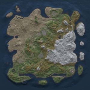 Thumbnail Rust Map: Procedural Map, Size: 4250, Seed: 331114899, 16 Monuments