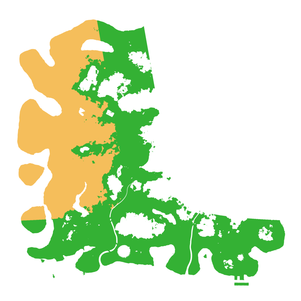 Biome Rust Map: Procedural Map, Size: 4250, Seed: 190123