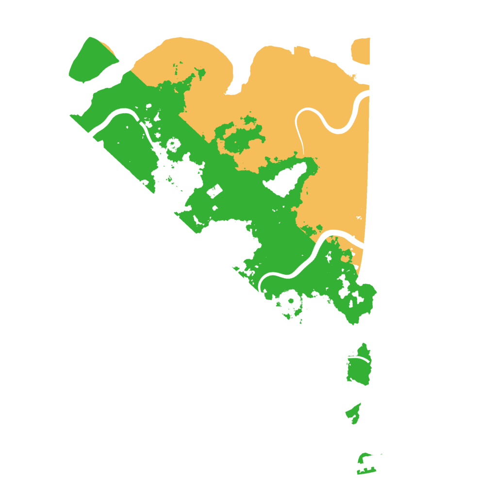Biome Rust Map: Procedural Map, Size: 3700, Seed: 817694130