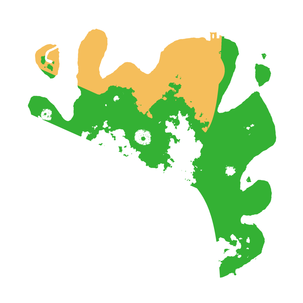 Biome Rust Map: Procedural Map, Size: 2840, Seed: 548329570