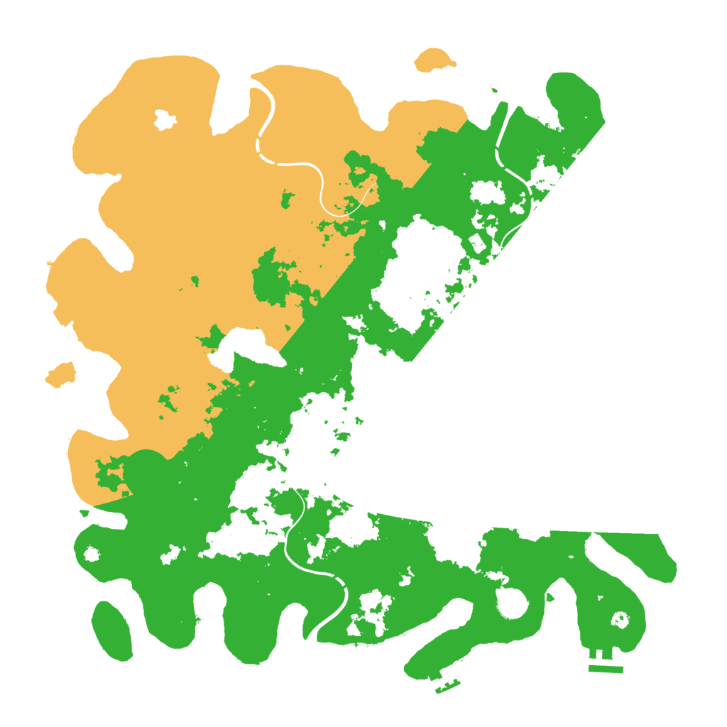 Biome Rust Map: Procedural Map, Size: 4250, Seed: 642813504