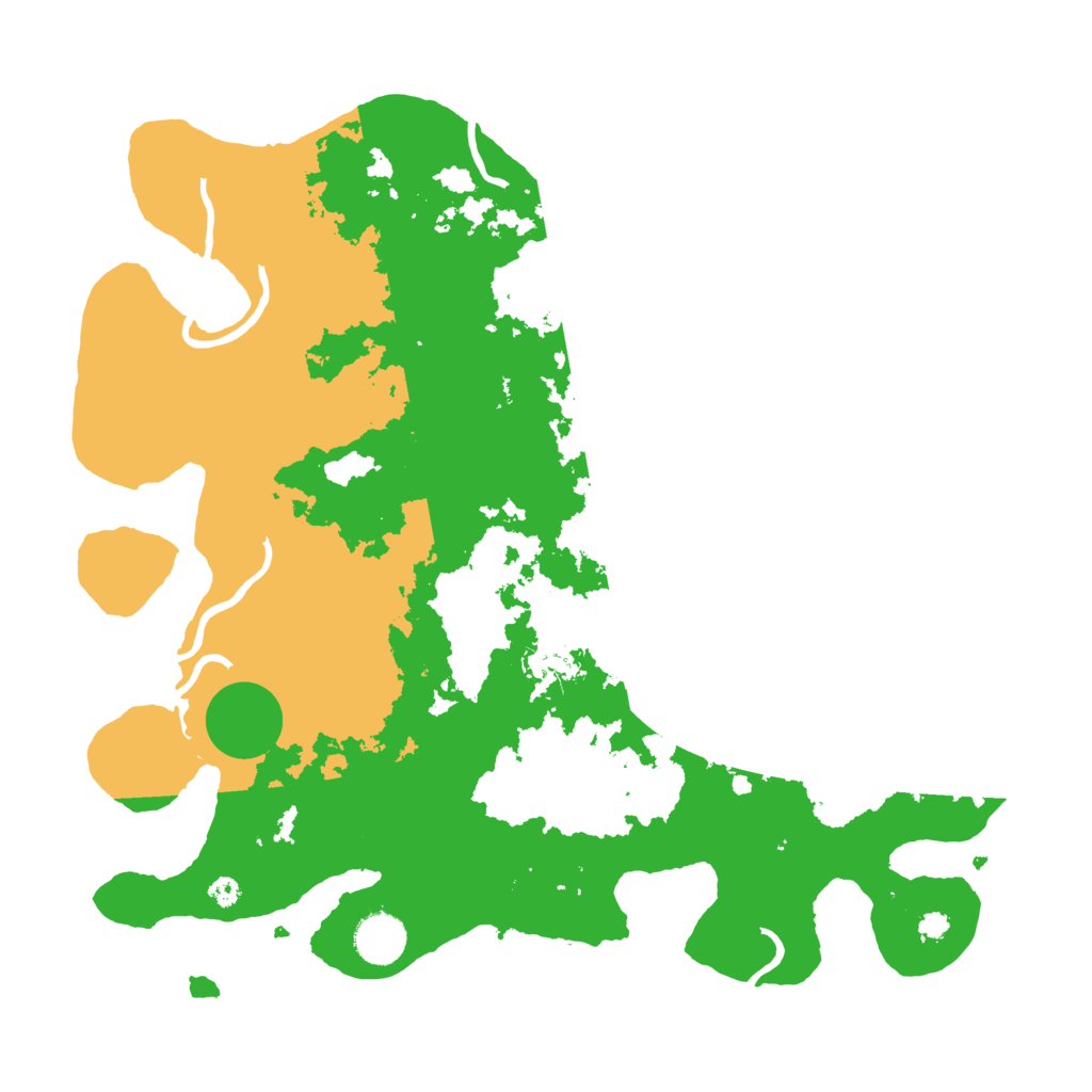 Biome Rust Map: Procedural Map, Size: 3750, Seed: 190123