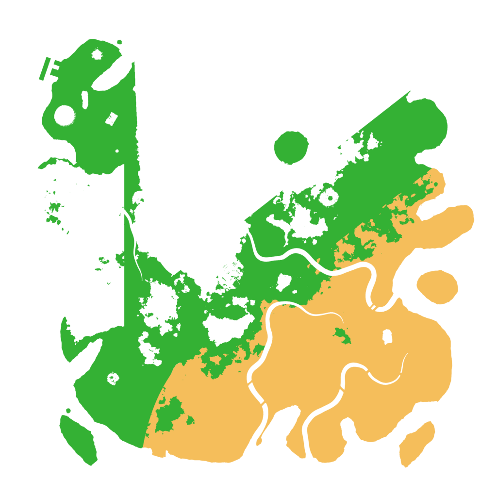 Biome Rust Map: Procedural Map, Size: 4250, Seed: 1363595999