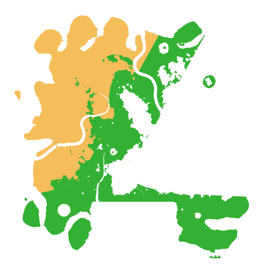 Biome Rust Map: Procedural Map, Size: 3800, Seed: 826502