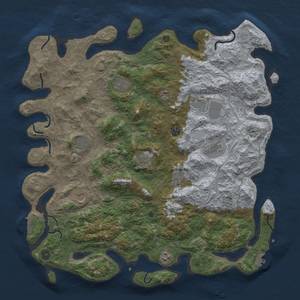 Thumbnail Rust Map: Procedural Map, Size: 4750, Seed: 288636494, 20 Monuments