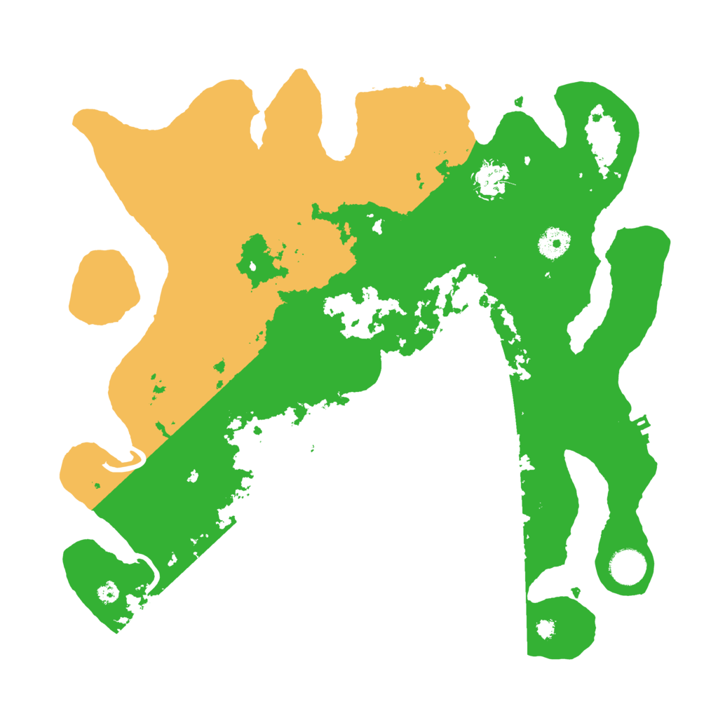 Biome Rust Map: Procedural Map, Size: 3500, Seed: 1665399238