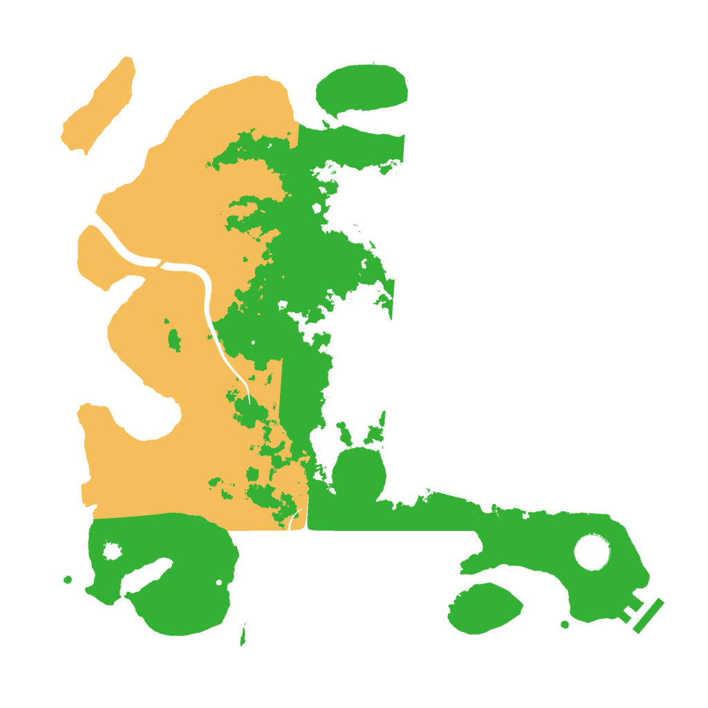 Biome Rust Map: Procedural Map, Size: 3500, Seed: 1246404764