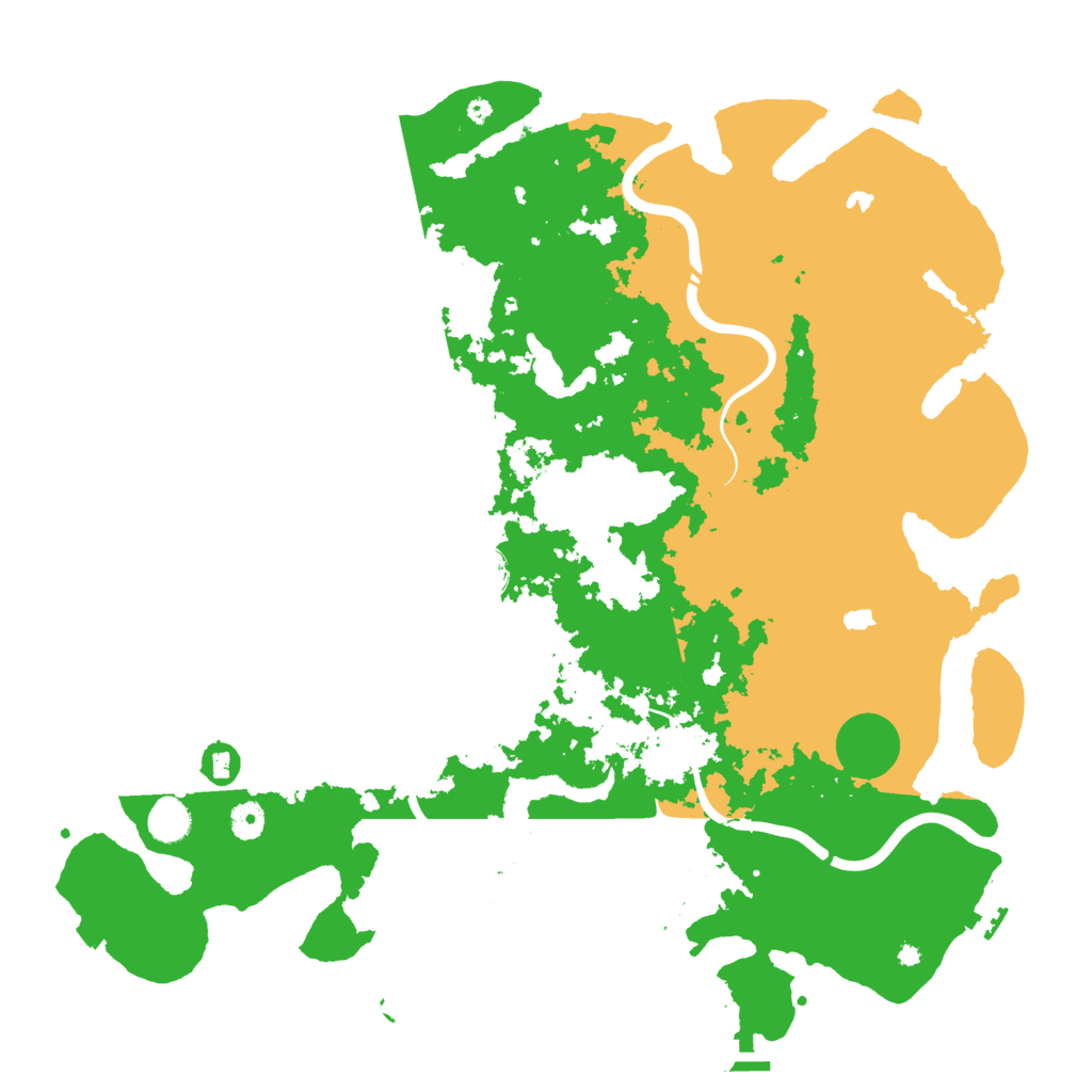 Biome Rust Map: Procedural Map, Size: 4500, Seed: 786515