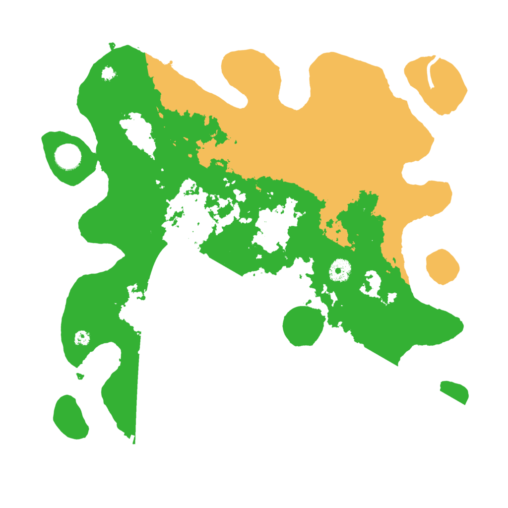 Biome Rust Map: Procedural Map, Size: 3400, Seed: 98467