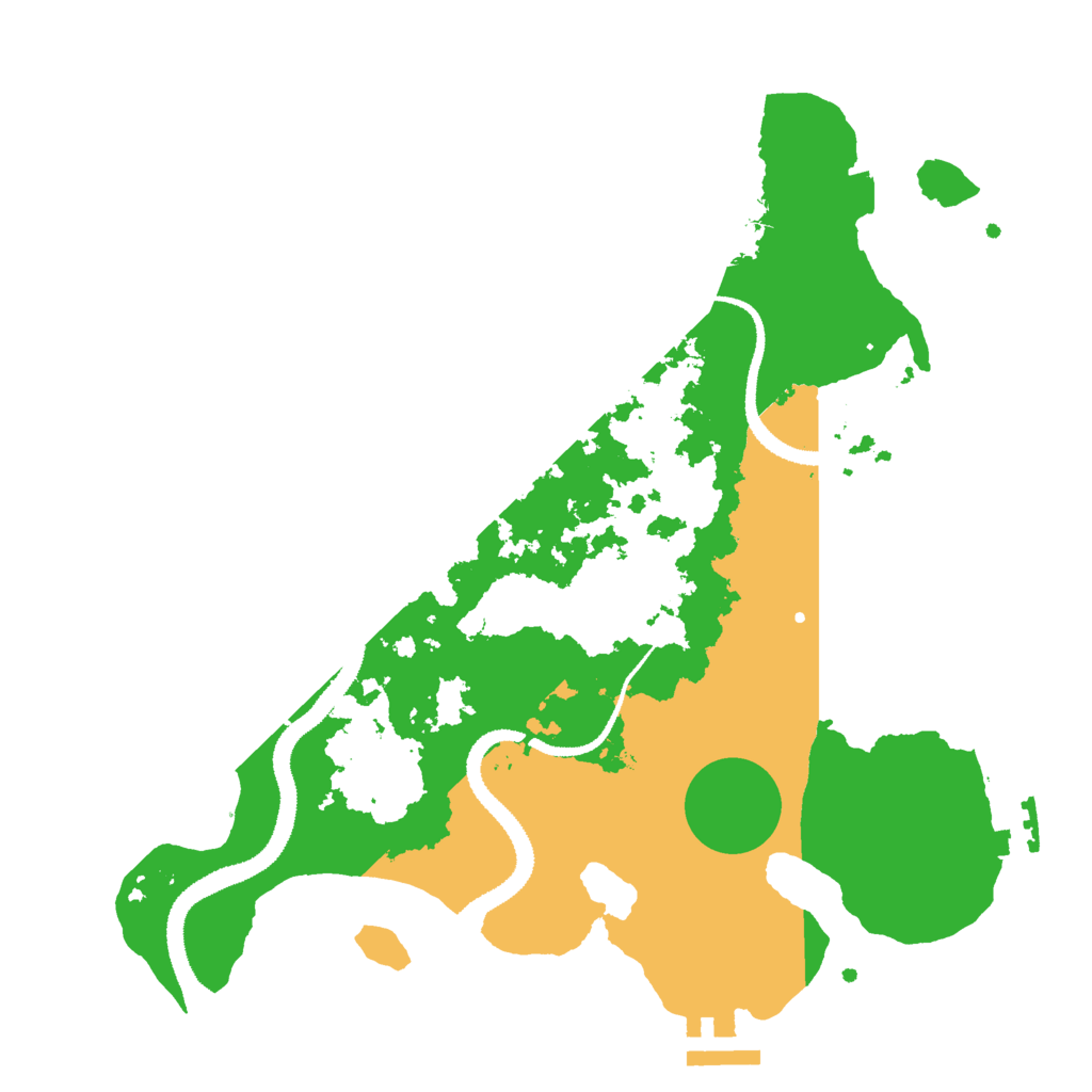 Biome Rust Map: Procedural Map, Size: 3000, Seed: 1126122397